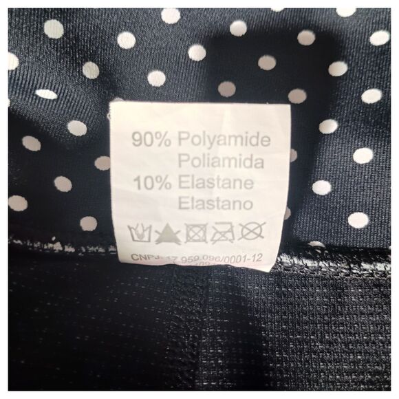 Dona Jo Skort 2L Womens Black/White Athletic Golf Polyamide Comfort Polka Dot - Picture 5 of 6